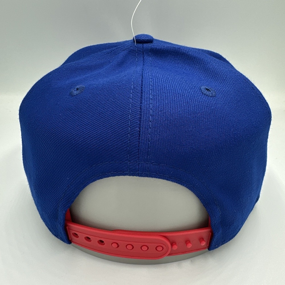 New Era Chicago Cubs Snapback Hat Mens OSFM Blue 9FIFTY MLB Game Day Cap NEW - Picture 5 of 8